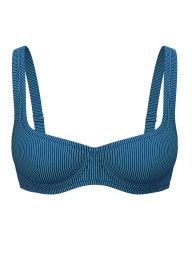 Женский раздельный купальник Victoria's Secret топ и плавки чики 1159857112 (Синий 36B/M)