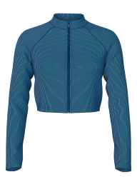 Жіночий купальник Victoria's Secret рашгард та плавки чики 1159855668 (Синій S)