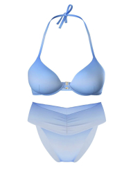 Роздільний купальник Victoria's Secret топ Push-Up та плавки бікіні 1159857634 (Блакитний 32C/S)