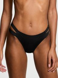 Роздільний купальник Victoria's Secret топ та плавки бразилії 1159857636 (Чорний XXL)