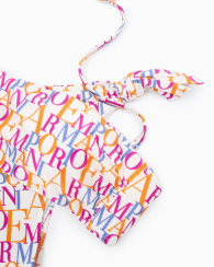 Роздільний купальник Emporio Armani топ та плавки 1159858574 (Білий XL)