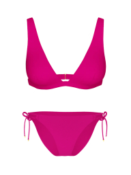 Женский раздельный купальник Victoria's Secret топ и плавки бикини 1159860009 (Розовый XL)