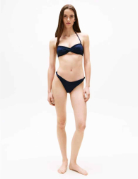 Роздільний купальник Tommy Hilfiger топ бандо та плавки бікіні 1161293565 (Синій XL)