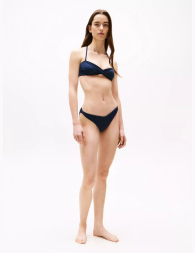 Роздільний купальник Tommy Hilfiger топ бандо та плавки бікіні 1161293565 (Синій XL)