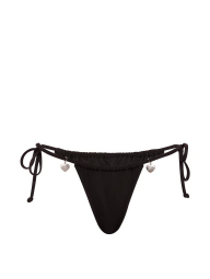 Раздельный купальник Victoria's Secret Pink топ и плавки бикини 1163288196 (Черный M)