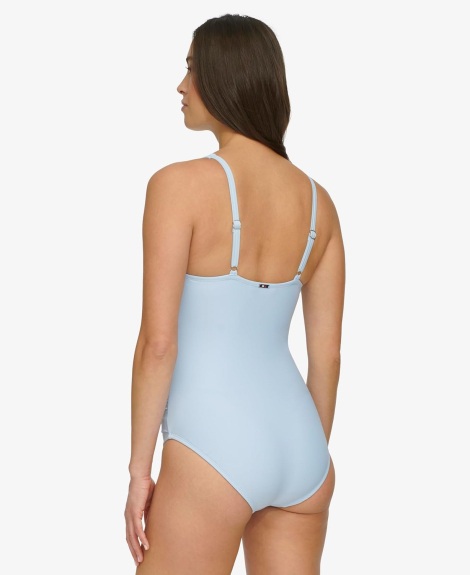 Сдельный купальник Tommy Hilfiger 1159850925 (Голубой 16)