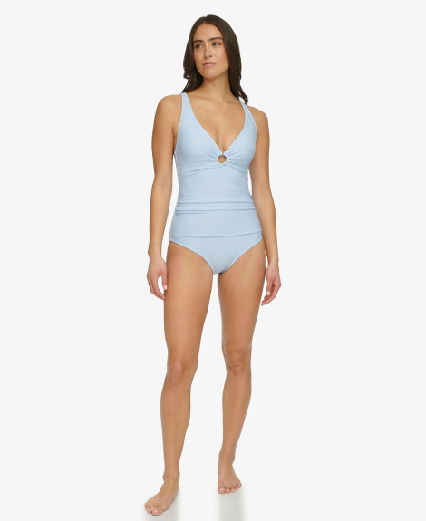 Сдельный купальник Tommy Hilfiger 1159850925 (Голубой 16)