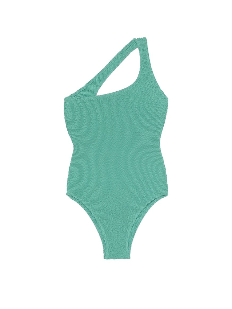 Асиметричний купальник із жатої тканини на одне плече Victoria's Secret 1159857765 (Бірюзовий XL/XXL)