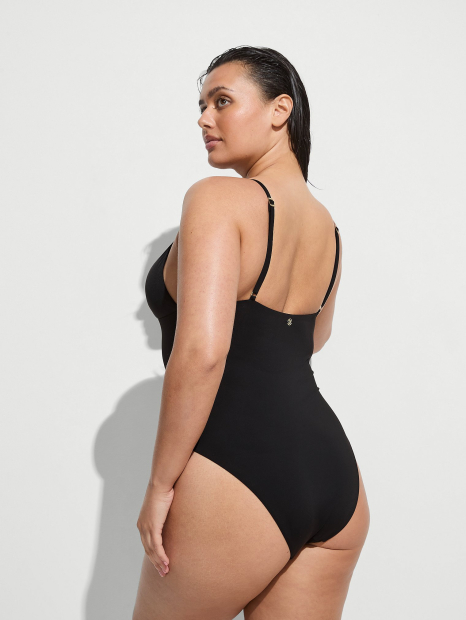 Сдельный купальник Victoria's Secret 1159859139 (Черный XS)