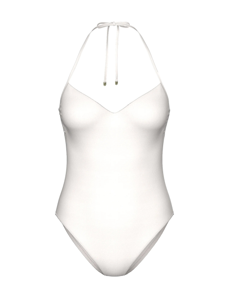 Сдельный купальник c Push-Up Victoria's Secret 1161142528 (Молочный XL)