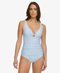 Сдельный купальник Tommy Hilfiger 1159850925 (Голубой 16)