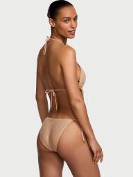 Купальник Victoria's Secret монокіні з в'язаної тканини 1159857606 (Бежевий XL)