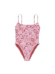 Сдельный купальник Victoria's Secret 1159857639 (Бордовый/Розовый XXL)