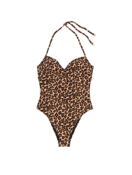 Сдельный купальник Push-Up Victoria's Secret 1159858938 (Леопардовый L)