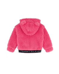 Дитяча хутряна куртка Tommy Hilfiger жіноча толстовка 1159847092 (Рожевий 12M)