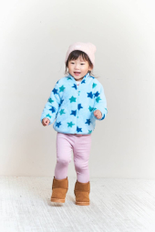 Детская меховая куртка UNIQLO с принтом 1159862563 (Голубой 12-18М) на рост 75-85 см