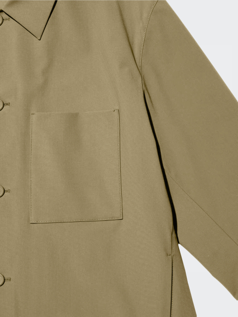 Куртка-сорочка Uniqlo на гудзиках 1159845076 (Бежевий M)