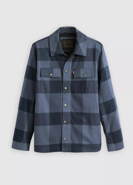 Стильная куртка-рубашка Levi's 1159845289 (Синий XL)