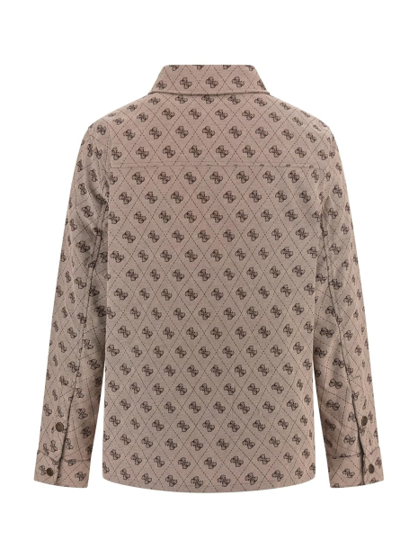 Чоловіча куртка-сорочка GUESS з логотипом 1159845779 (Бежевий L)