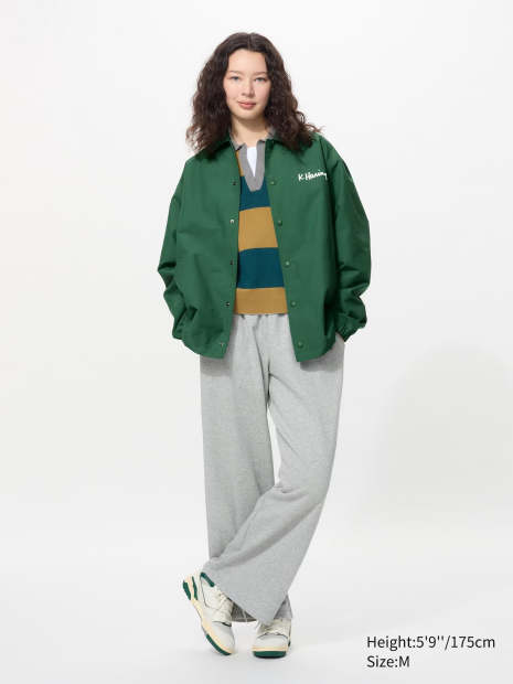 Куртка-рубашка Keith Haring UNIQLO на кнопках 1159849427 (Зеленый 3XL)