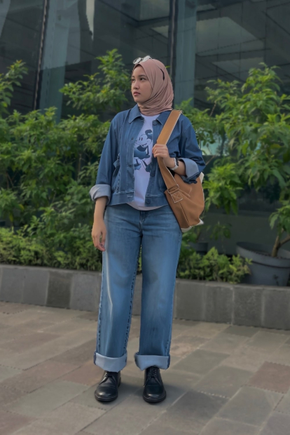 Куртка-рубашка Uniqlo на пуговицах 1159849446 (Синий S)