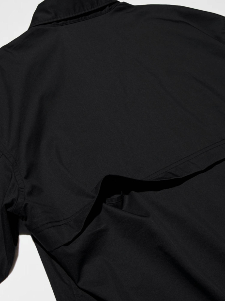 Легка куртка-сорочка Uniqlo на гудзиках 1159851131 (Чорний L)