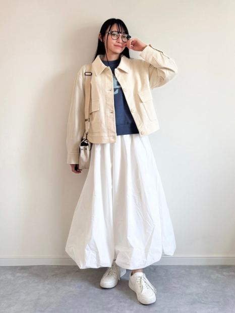 Куртка-сорочка Uniqlo на гудзиках 1159851135 (Молочний XXL)