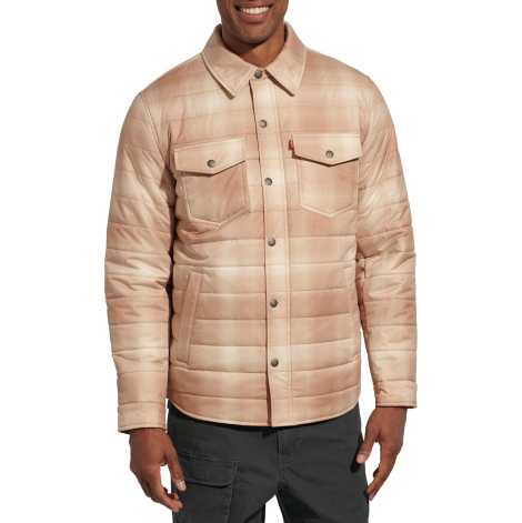 Мужская стеганая куртка-рубашка Levi's 1159851620 (Бежевый XL)