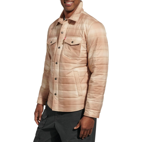 Мужская стеганая куртка-рубашка Levi's 1159851620 (Бежевый XL)