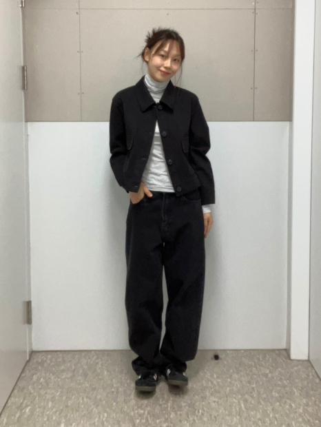 Куртка-рубашка Uniqlo на пуговицах 1159852075 (Черный M)