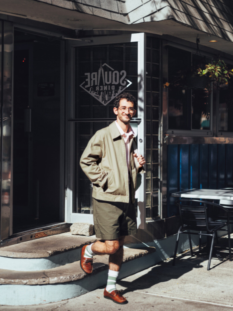 Куртка-рубашка Uniqlo на молнии 1159852908 (Бежевый M)