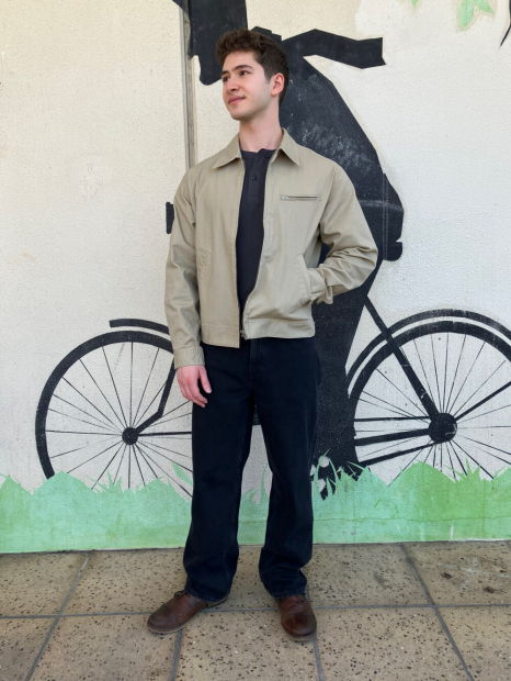 Куртка-рубашка Uniqlo на молнии 1159852908 (Бежевый M)