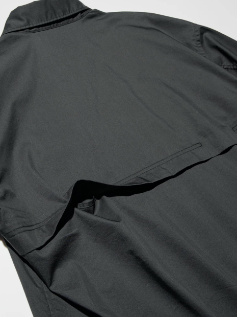 Лёгкая куртка-рубашка Uniqlo на пуговицах 1159854236 (Серый M)