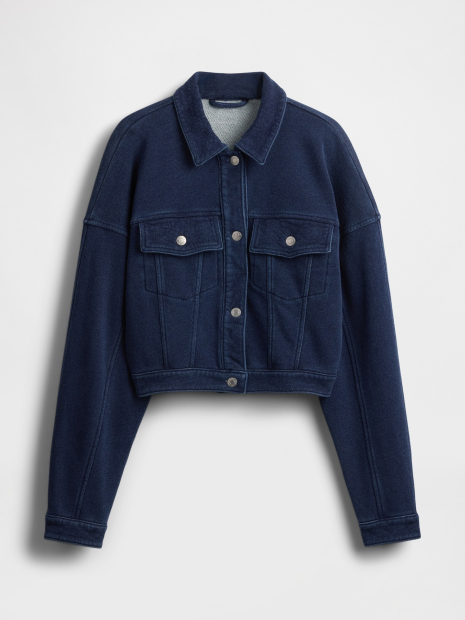 Жіноча куртка-сорочка Gap 1159854672 (Синій M)