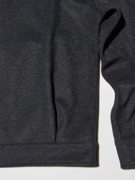 Куртка-сорочка оверсайз UNIQLO на блискавці 1159855090 (Сірий L)