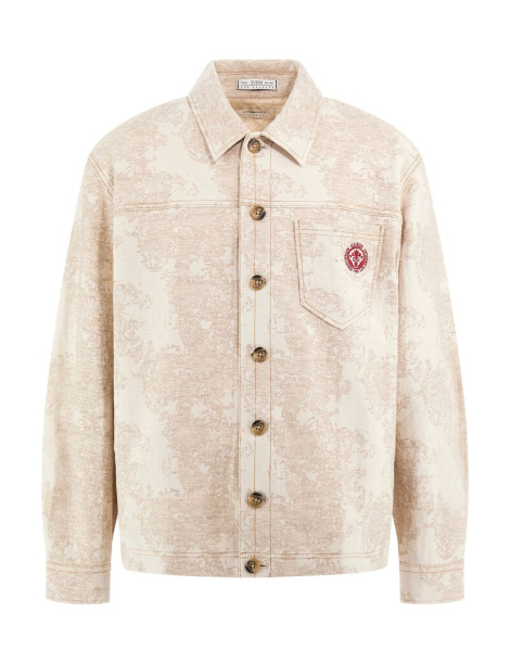 Мужская куртка-рубашка GUESS 1159859640 (Бежевый XL)