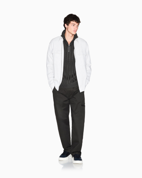Куртка-рубашка Armani Exchange на молнии 1159861913 (Серый XXL)