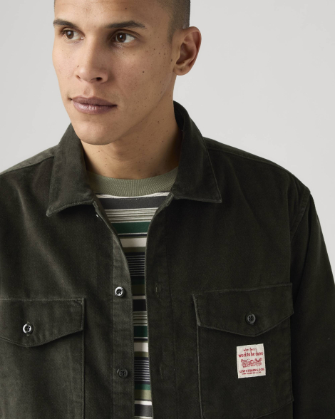 Мужская куртка-рубашка Levi's 1159862918 (Зеленый M)