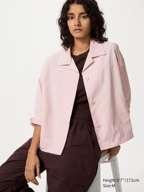 Куртка-рубашка Uniqlo 1160006277 (Розовый XL)