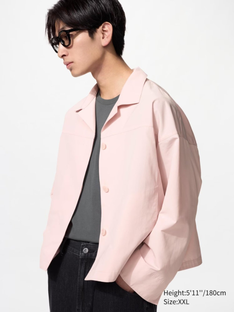Куртка-рубашка Uniqlo 1160006277 (Розовый XL)