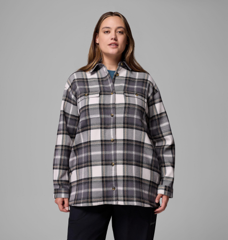 Женская куртка-рубашка Columbia 1161426979 (Серый 2X)