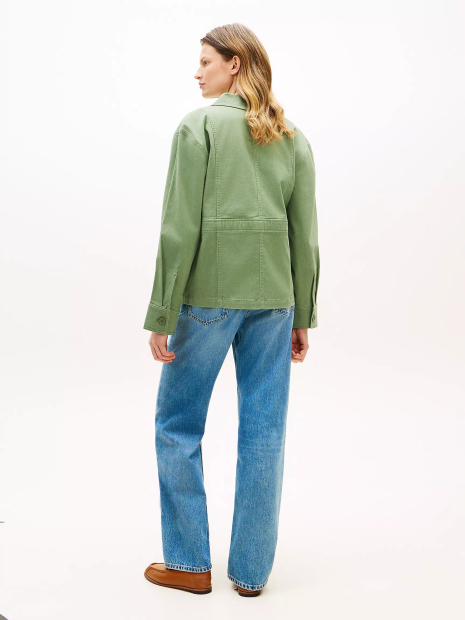 Женская куртка-рубашка Tommy Hilfiger 1162569952 (Зеленый M)