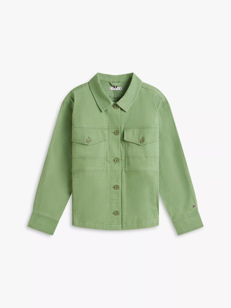 Женская куртка-рубашка Tommy Hilfiger 1162569952 (Зеленый M)