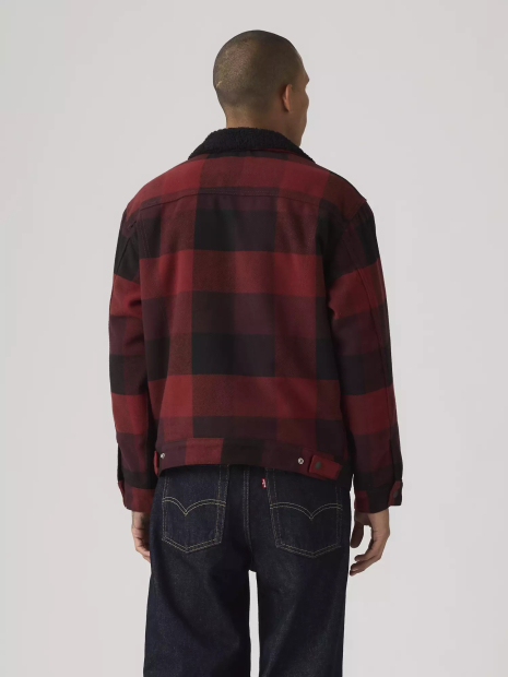 Чоловіча куртка-сорочка Levi's з шерпою 1162709664 (Червоний XXL)
