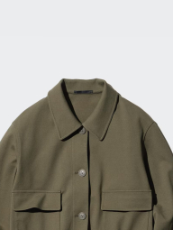 Куртка-рубашка Uniqlo на пуговицах 1159842264 (Зеленый XXL)