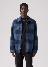 Стильная куртка-рубашка Levi's 1159845289 (Синий XL)
