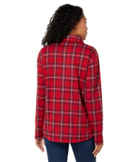Женская куртка-рубашка Tommy Hilfiger в клетку 1159845988 (Красный XS)
