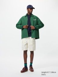 Куртка-рубашка Keith Haring UNIQLO на кнопках 1159849427 (Зеленый 3XL)