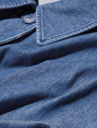 Куртка-рубашка Uniqlo на пуговицах 1159849446 (Синий S)