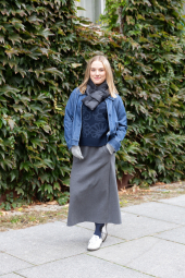 Куртка-рубашка Uniqlo на пуговицах 1159849446 (Синий S)